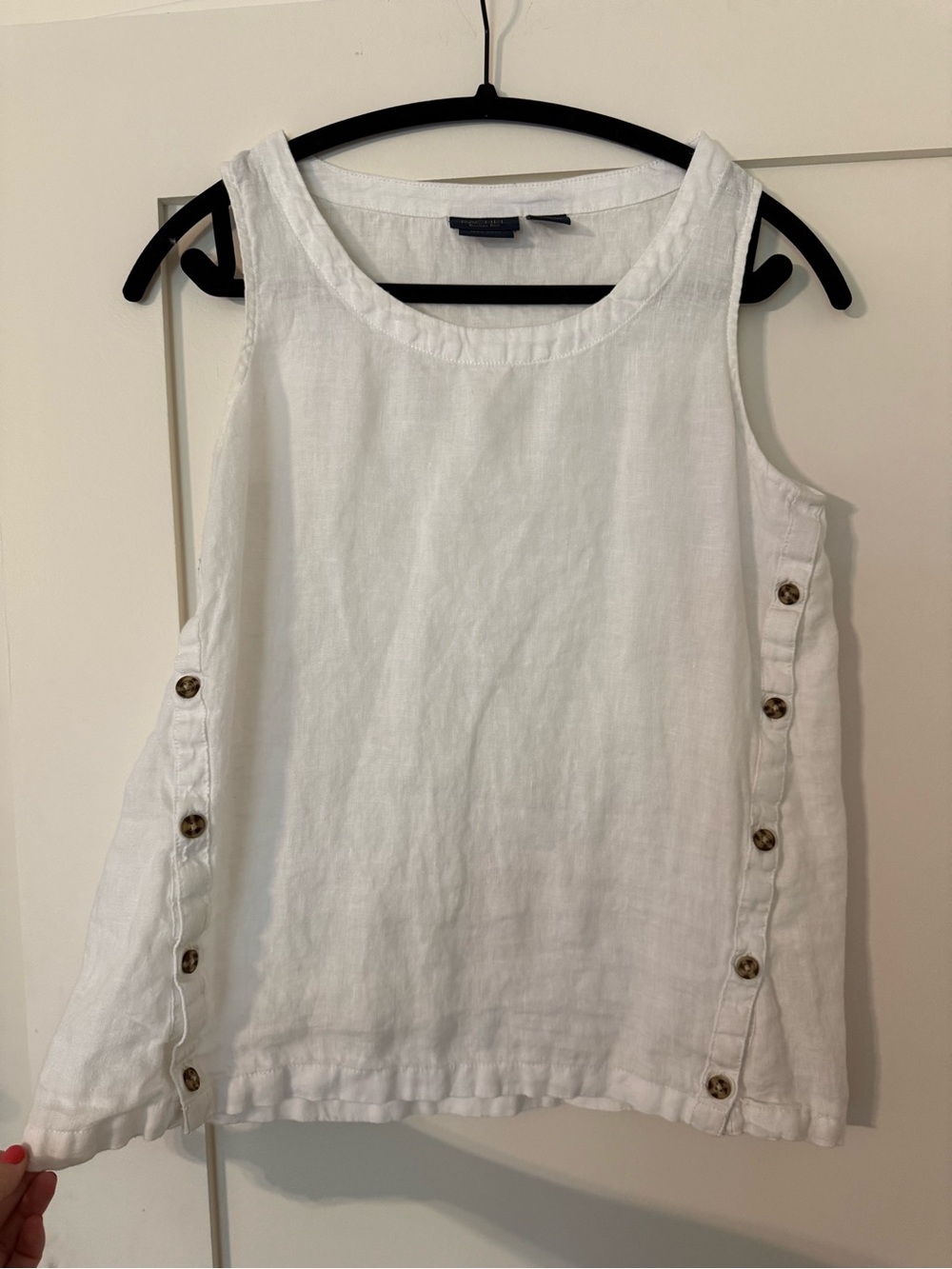 RACHEL Rachel Roy Linen Top